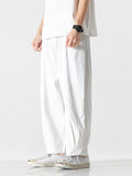 Fashion Hongkong Street Style Casual Wide Leg Pants for Men