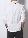 Chinese Zen Clothing Vintage Style Summer Linen Shirt