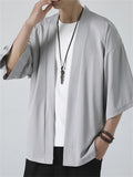 Ice Silk Zen Clothing Oversize Loose Shirts For Men