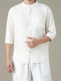 yogachicshops Casual Button Up Cotton Linen Shirts