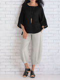 Women's Casual Loose Cotton Pants