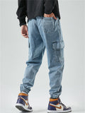 Cargo Skinny Ins Loose Men's Jeans