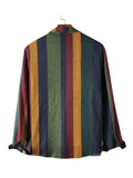 Men's Long Sleeve Linen Stripe Shirt