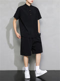 Men's Summer Vintage Cotton Linen Outfits