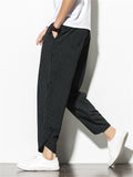 Casual Comfy Striped Linen Pants for Men