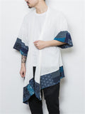 Japanese High Street Short Sleeve Linen Jacket