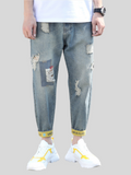 Elastic Comfy Harem Jeans For Men