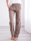 Women's Elastic Band Daily Casual Trousers