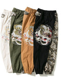 Chinese Style Dragon Printing Vogue Pants For Men