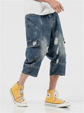 Summer Stylish Cropped Jeans For Men