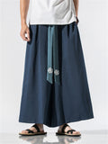 Stylish Cozy Linen Hakama Pants for Men