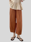 Fashion Cozy Lightweight Cotton Linen Pants for Women