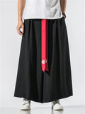 Stylish Cozy Linen Hakama Pants for Men