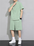 Men's Summer Vintage Cotton Linen Outfits