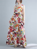 Women's Beautiful Sleeveless Floal Printed Dress