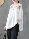 Women's Vintage Embroidered Shirts