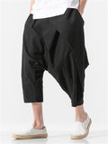 Men's Cozy Stylish Irregular Cropped Cotton Pants