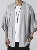 Ice Silk Zen Clothing Oversize Loose Shirts For Men