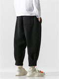 Keep Warm Solid Color Woolen Pants