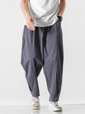 Fashion Hongkong Street Style Casual Wide Leg Pants for Men