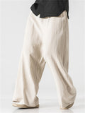 Men's Casual Comfy Wide Leg Loose Linen Pants