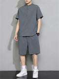 Men's Summer Vintage Cotton Linen Outfits