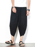 Drawstring Loose Fashion Pants With Pockets