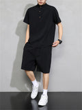 Men's Summer Vintage Cotton Linen Outfits