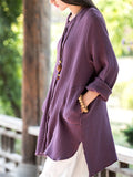 Chinese Style Simple Comfy Women's Jackets