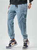 Cargo Skinny Ins Loose Men's Jeans