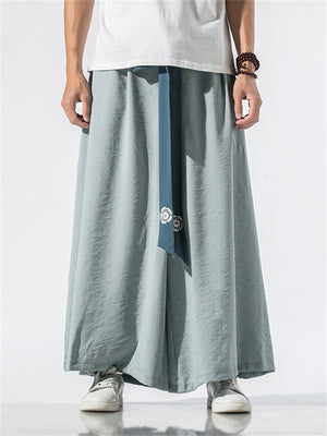 Stylish Cozy Linen Hakama Pants for Men