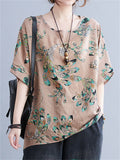 Casual Loose Printed Half Sleeve T-Shirts