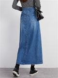 Sliming Korean Style Spring Fall Denim Best Women's Skirts