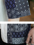 Patchwork Design Short Sleeve Shirts