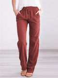 Women's Elastic Band Daily Casual Trousers