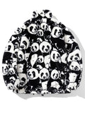 Men's Panda Pattern Cute Loose Coats