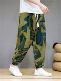 Casual Printed Men's Harem Pants