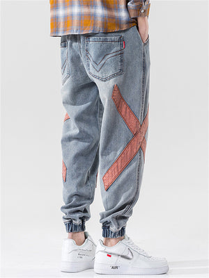 Cool Japanese Style Blue Jeans