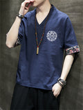 Hanfu Embroidered Loose New Design Men's Shirts