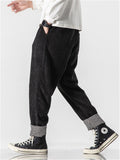 Fashion Cozy Rolled Edge Corduroy Pants for Men