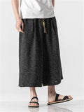 Loose Embroidery Wide Leg Pants