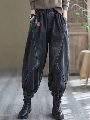 Vintage Loose Comfy All-match Street Jeans for Women