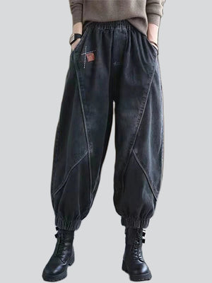 Vintage Loose Comfy All-match Street Jeans for Women