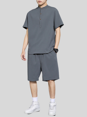 Men's Summer Vintage Cotton Linen Outfits