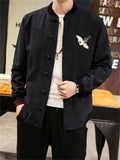 Spring Style Simple Crane Cool Men's Jackets