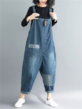 Autumn Good Quality New Arrival Denim Ladies Long Jumpsuits