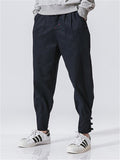 Casual Straight Leg Japanese Streetwear Pants