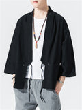 yogachicshops Casual Loose Comfy Kimono Shirts for Men