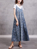 Bohemian Style Summer Vacation Flowy Sundress for Lady