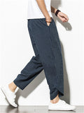 Casual Comfy Striped Linen Pants for Men